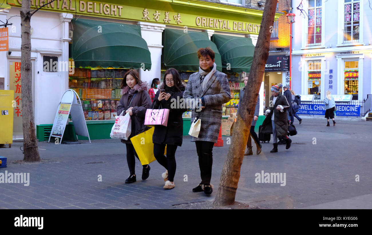 Chinatown Dean Street Foto Stock