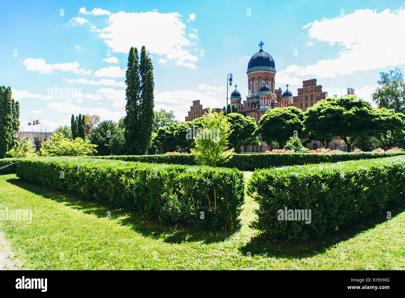 Chernivtsi National University - Yuriy Fedkovych Chernivtsi National University è la principale istituzione ucraino. Yuriy Fedkovych Chernivtsi compit Foto Stock