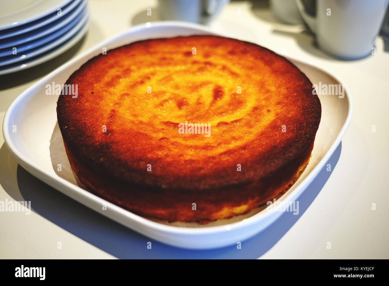 Turco torta arancione Foto Stock