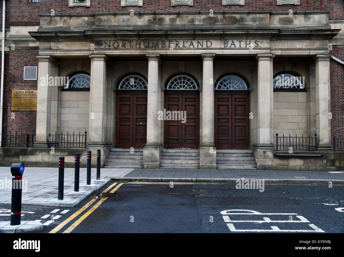 Northumberland bagni in Newcastle Foto Stock