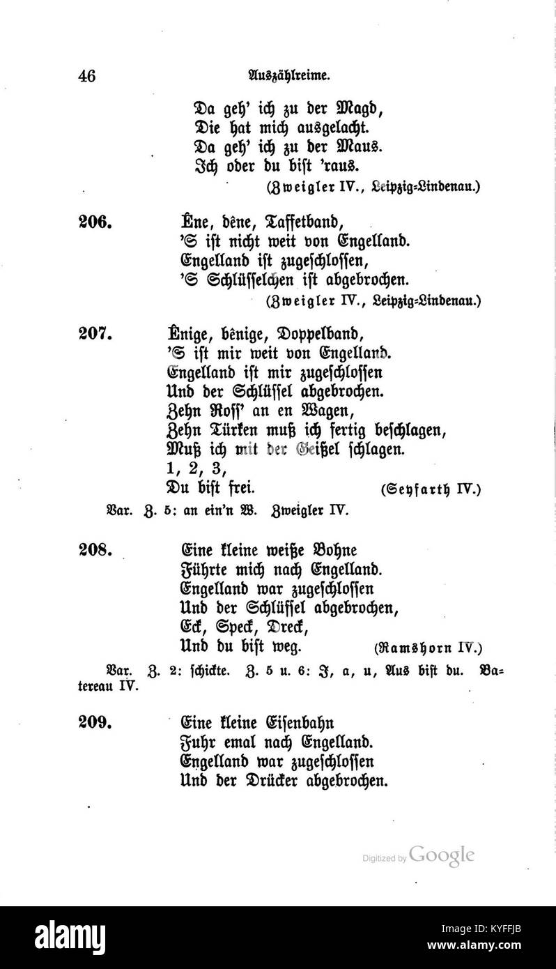 Questo volume documenta le tradizioni popolari del Regno di Sassonia, tra cui la musica, la danza, i costumi e le pratiche culturali locali. Foto Stock
