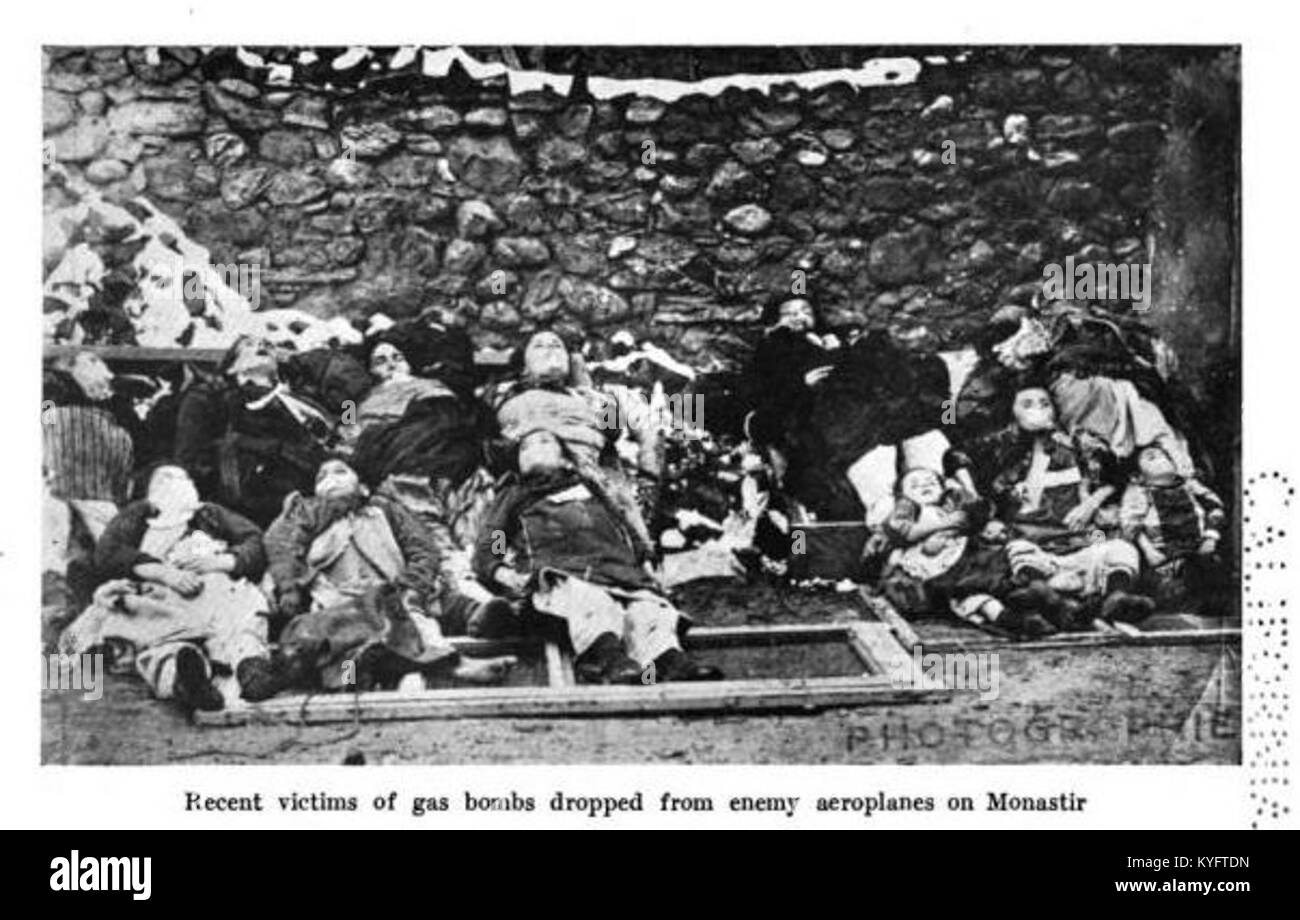La prima guerra mondiale le vittime a Bitola Macedonia Foto Stock