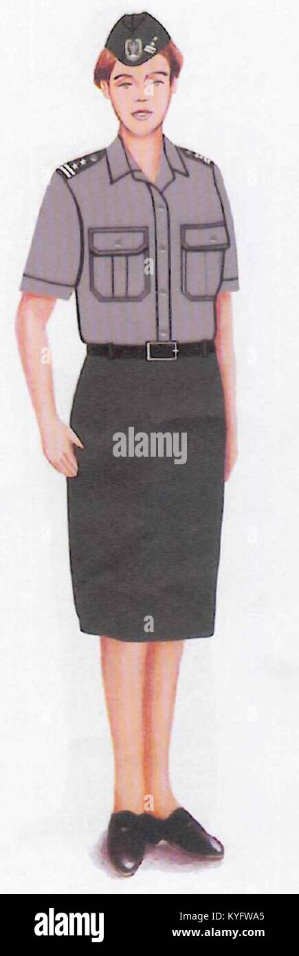 Una "spódnica" è una gonna tradizionale polacca, che riflette l'abbigliamento culturale e gli stili di moda storici della Polonia. Foto Stock