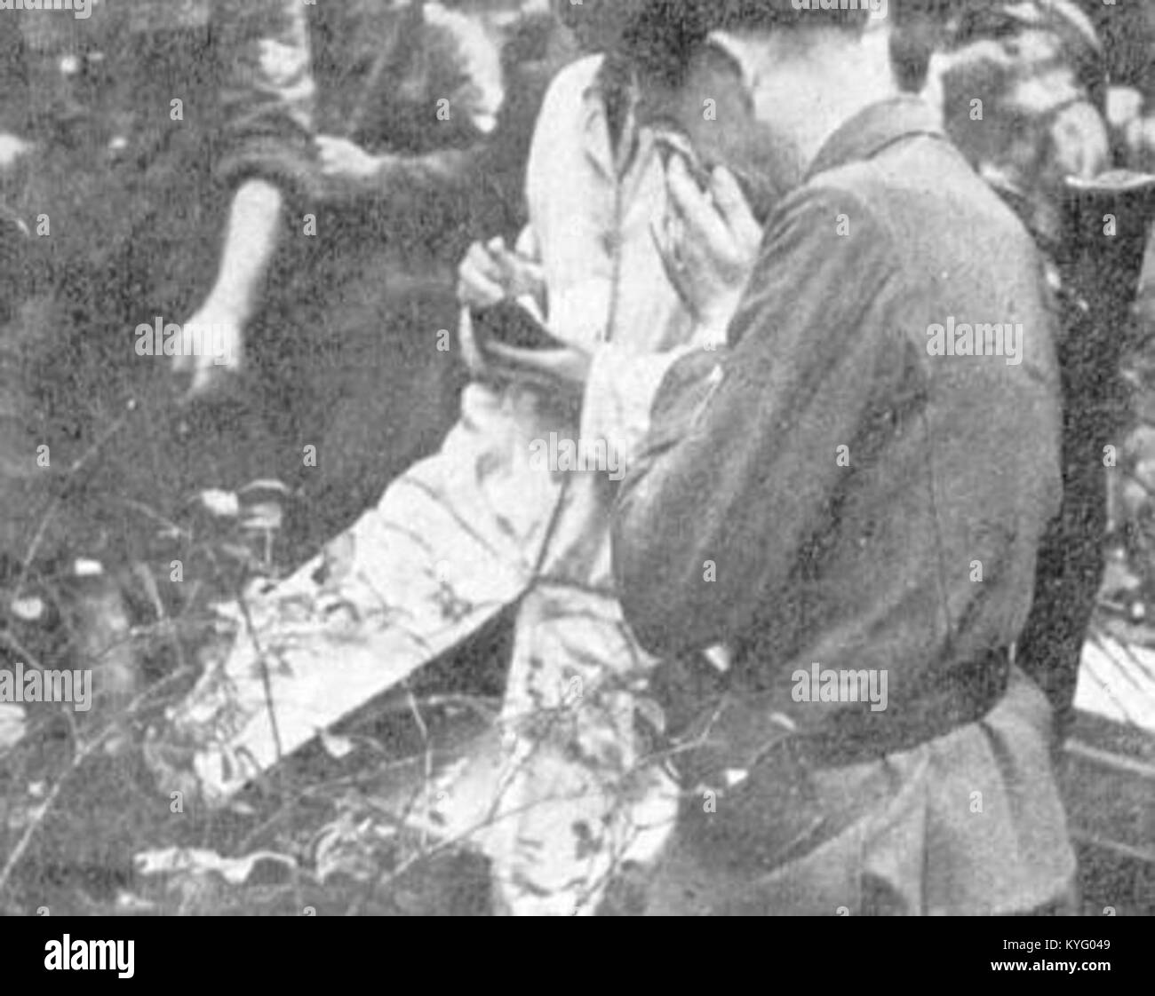 Pokop žrtev partizanskega nasilja (9) Foto Stock