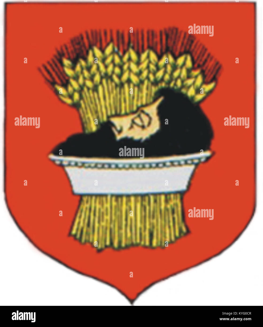 POL gmina Cegłów COA Foto Stock