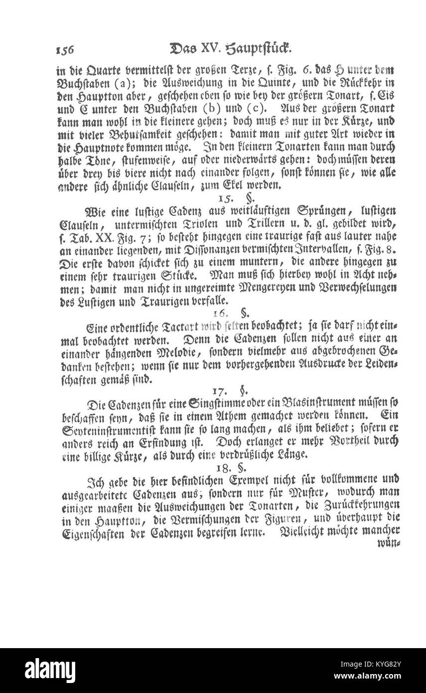 Il manoscritto del 1752 "Versuch einer Anweisung die Flöte traversière zu spielen" di Quantz, un'opera chiave nella musica classica, fornisce una guida completa sull'esecuzione del flauto trasversale. Foto Stock