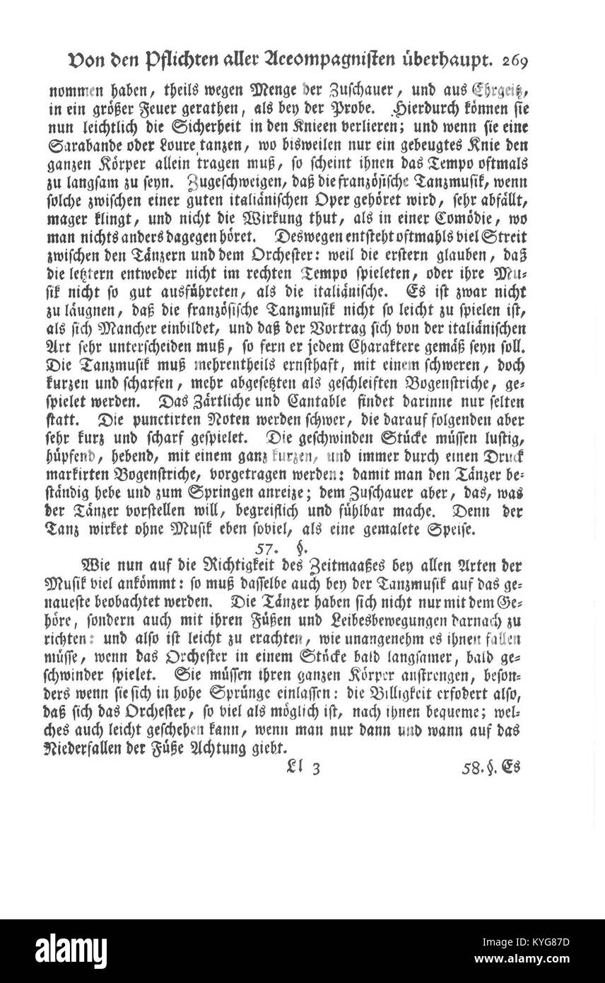 Il "Versuch über die Flöte" di Quantz, pubblicato nel 1752, è un trattato fondamentale sul flauto e la tecnica, che influenza l'esecuzione di musica classica durante il XVIII secolo. Foto Stock