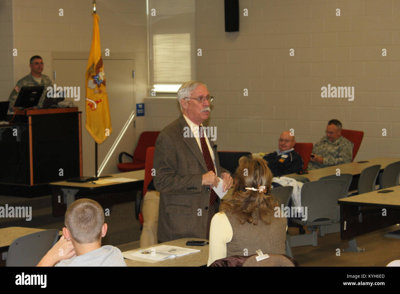 Un Kentucky Armor reunion e cinquantesimo anniversario reunion per unità chiamate al servizio attivo durante la crisi di Berlino nel 1961-62 si è svolta da ottobre 6 al Wendell H. Ford Centro di Formazione Regionale in Greenville. Foto Stock
