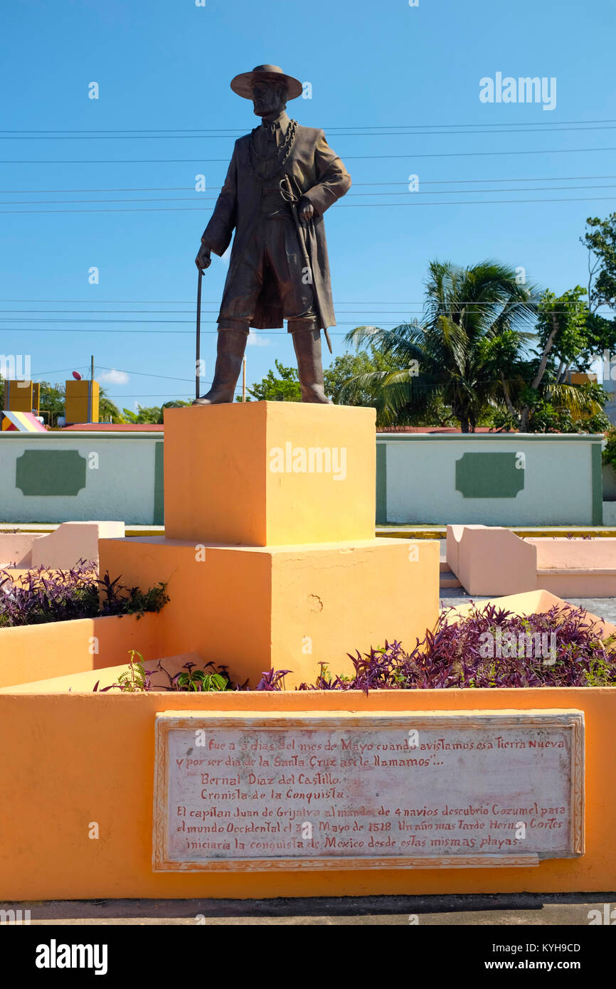 San Miguel de Cozumel, Messico. Foto Stock