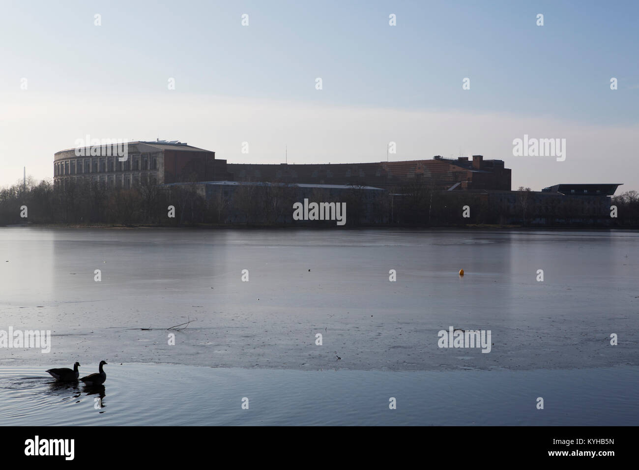 Il Centro di documentazione presso il partito nazista Rally motivi a Norimberga, Germania. Foto Stock