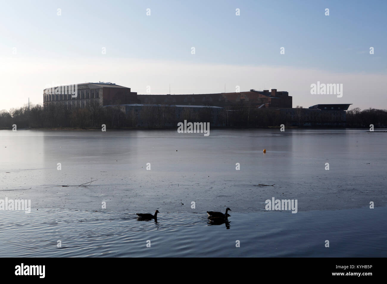 Il Centro di documentazione presso il partito nazista Rally motivi a Norimberga, Germania. Foto Stock