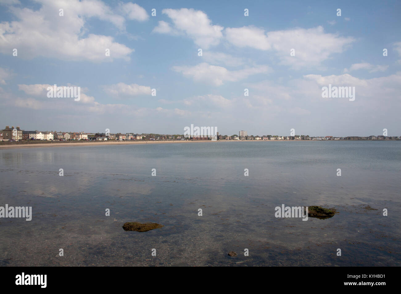 La spiaggia di Ardrossan South Beach Ardrossan Ayrshire in Scozia Foto Stock