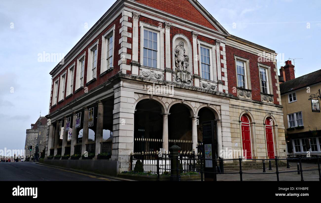 La Guildhall edificio in Windsor High Street Foto Stock