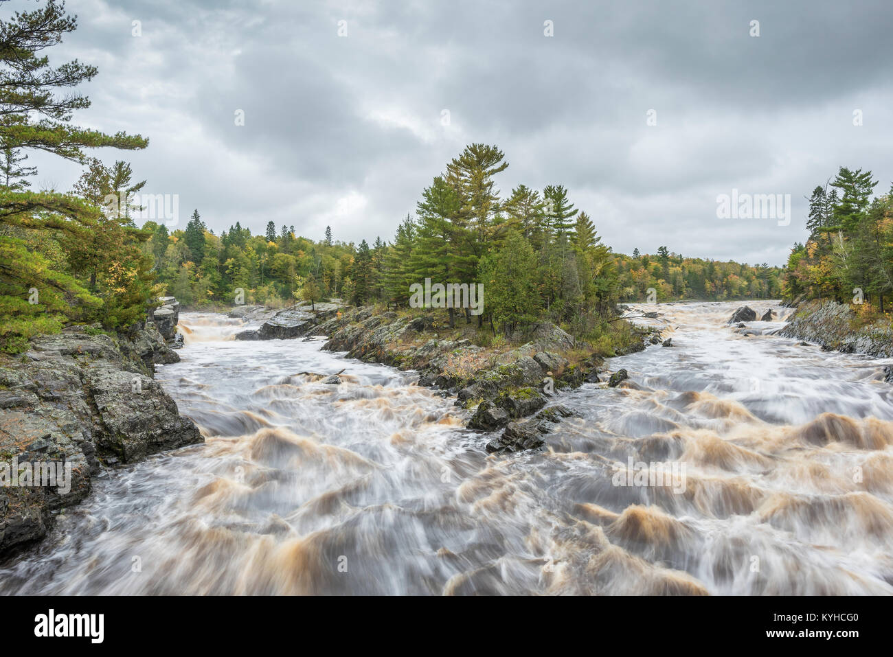 St Louis River, Autunno, Jay Cooke SP, MN, USA di Dominique Braud/Dembinsky Foto Assoc Foto Stock