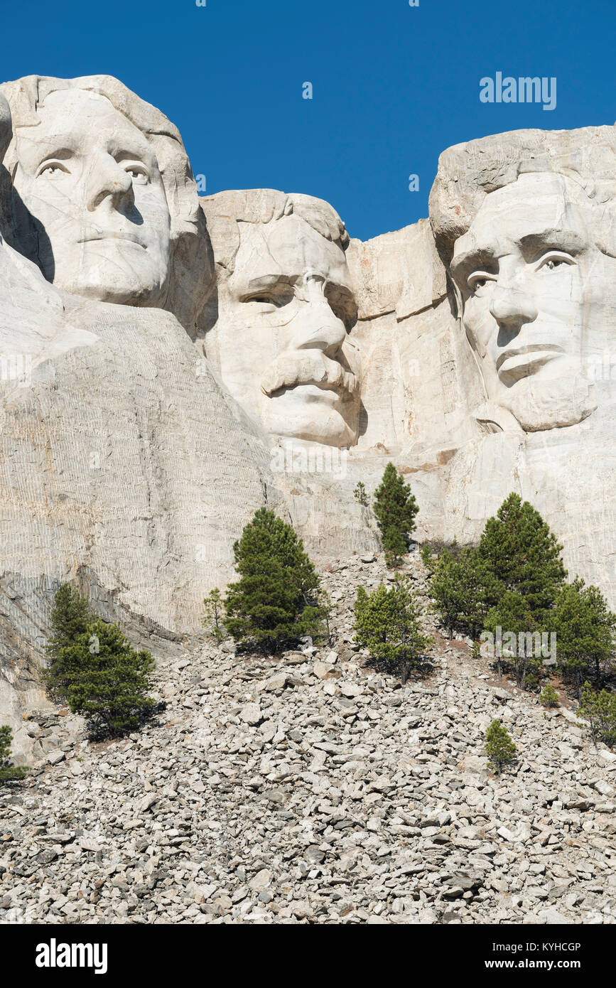 Mt. Rushmore monumento nazionale, Black Hills, S. Dakota, Stati Uniti d'America, di Dominique Braud/Dembinsky Foto Assoc Foto Stock