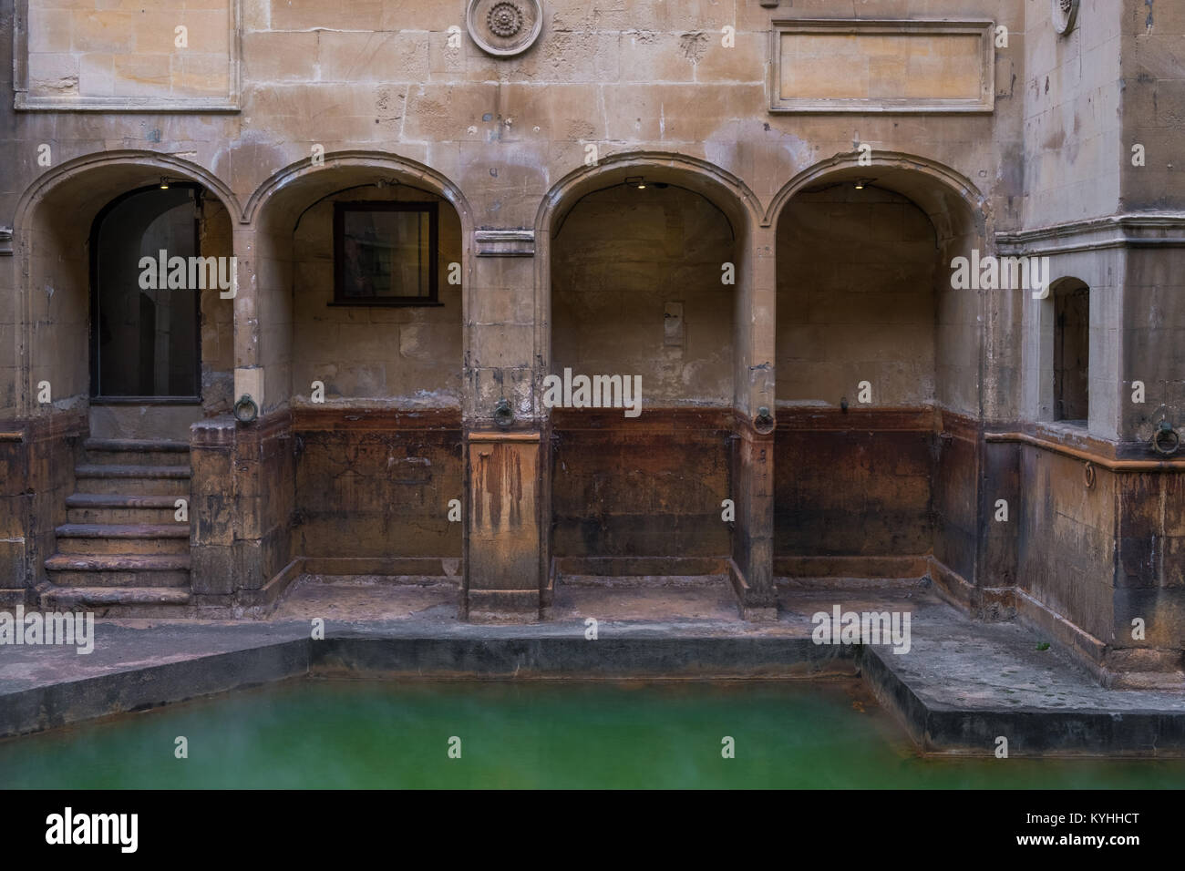 Bagni romani, bagno, Somerset, Inghilterra, Regno Unito Foto Stock