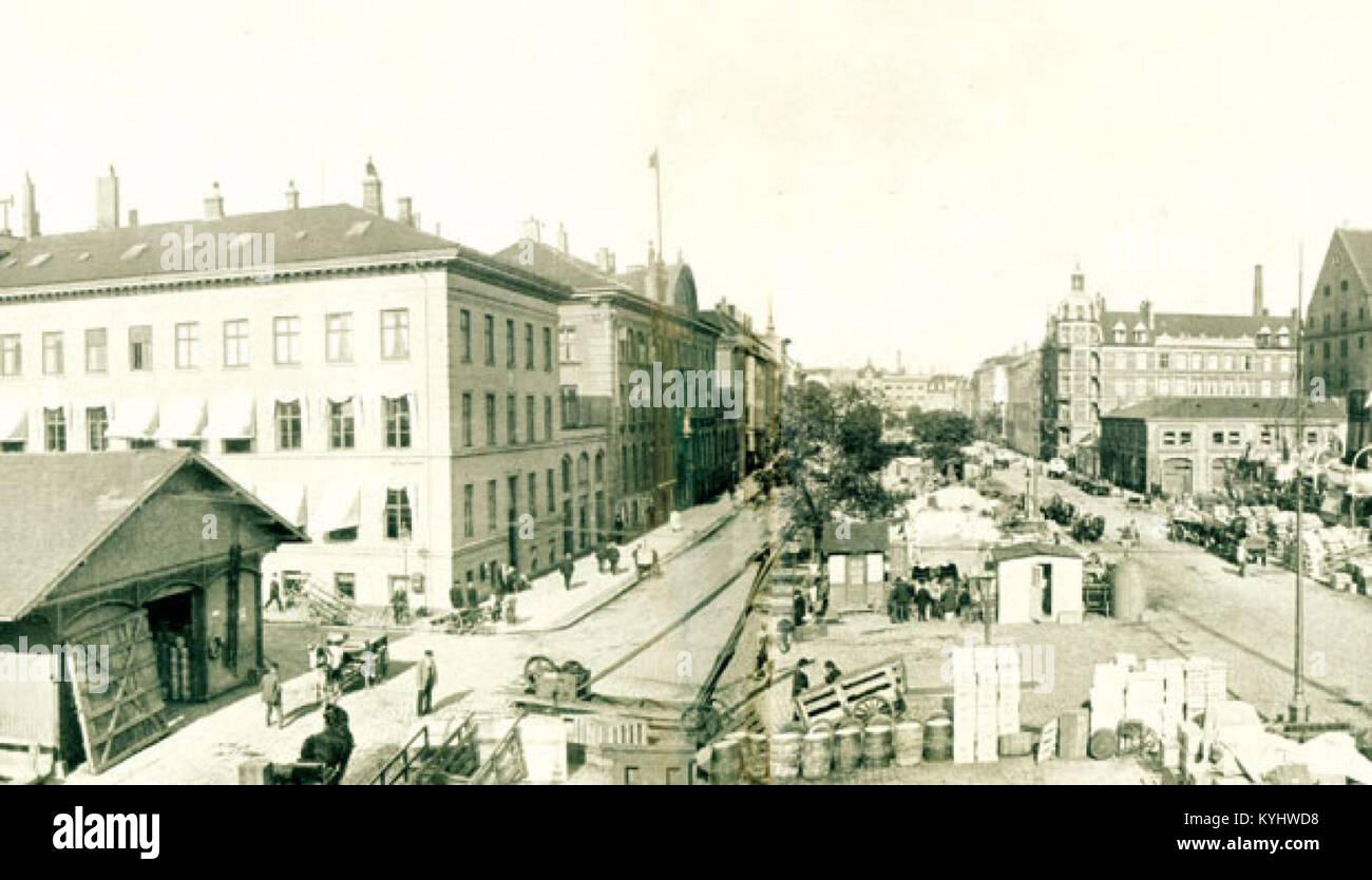 Sankt Annae Plads storica immagine Foto Stock