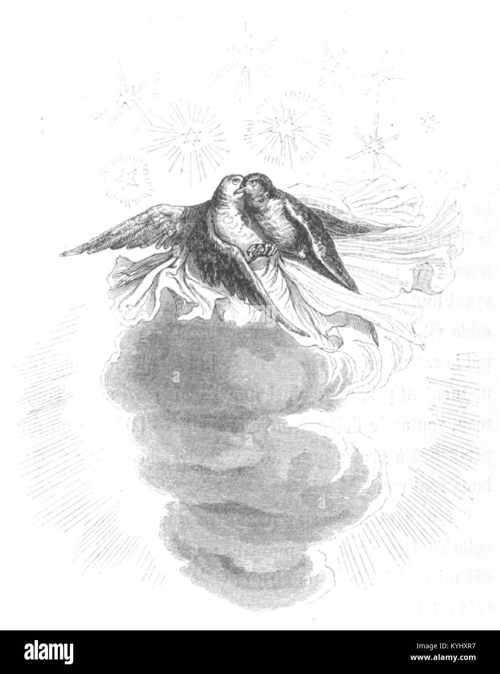 Questa illustrazione tratta da "Scenes of Private and Public Life of Animals, volume 2" ritrae una varietà di animali in ambienti naturali e domestici, sottolineando il comportamento e l'interazione Foto Stock