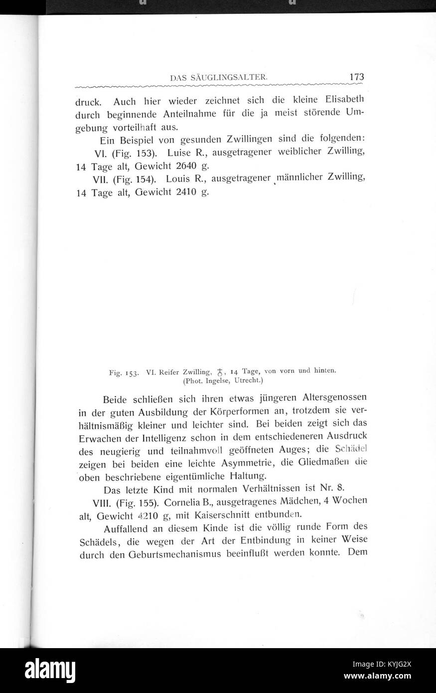 Questa sezione del volume 3 "Stratz Körper des Kindes" presenta illustrazioni anatomiche e studi sullo sviluppo focalizzati sulla crescita e la salute dei bambini. Foto Stock