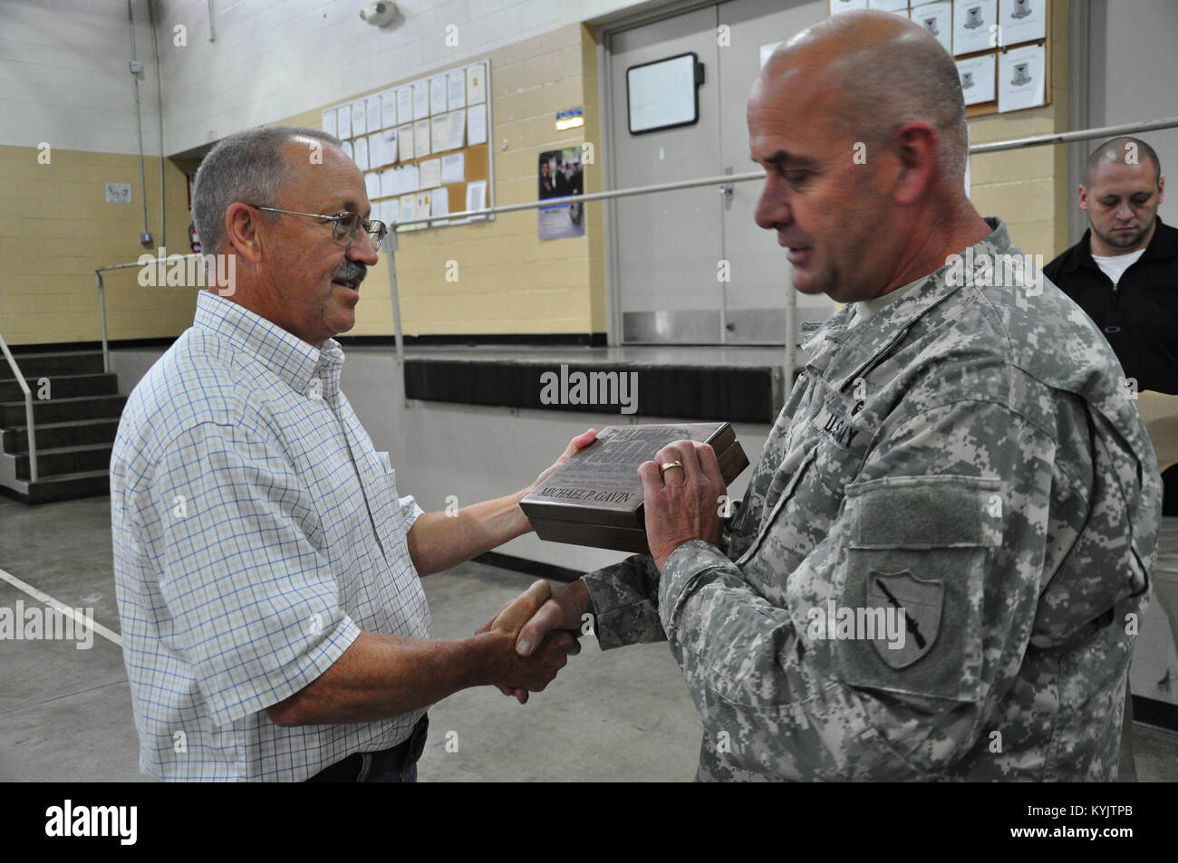 US Army guardia nazionale cerimonia di premiazione Foto Stock