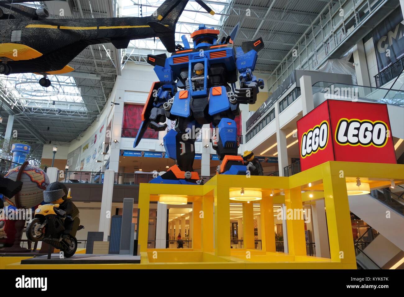 La Lego Store presso il centro commerciale Mall of America in Bloomington, Minnesota, Stati Uniti d'America Foto Stock