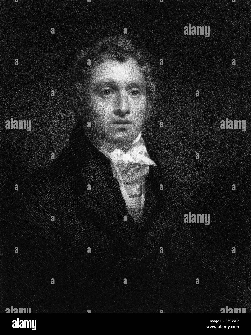 Sir David Brewster KH PRSE FRS FSSA FSA topi (1781-1868) fu un fisico britannico, matematico, astronomo, inventore, scrittore, storico della scienza, università principali, e predicatore. Foto Stock