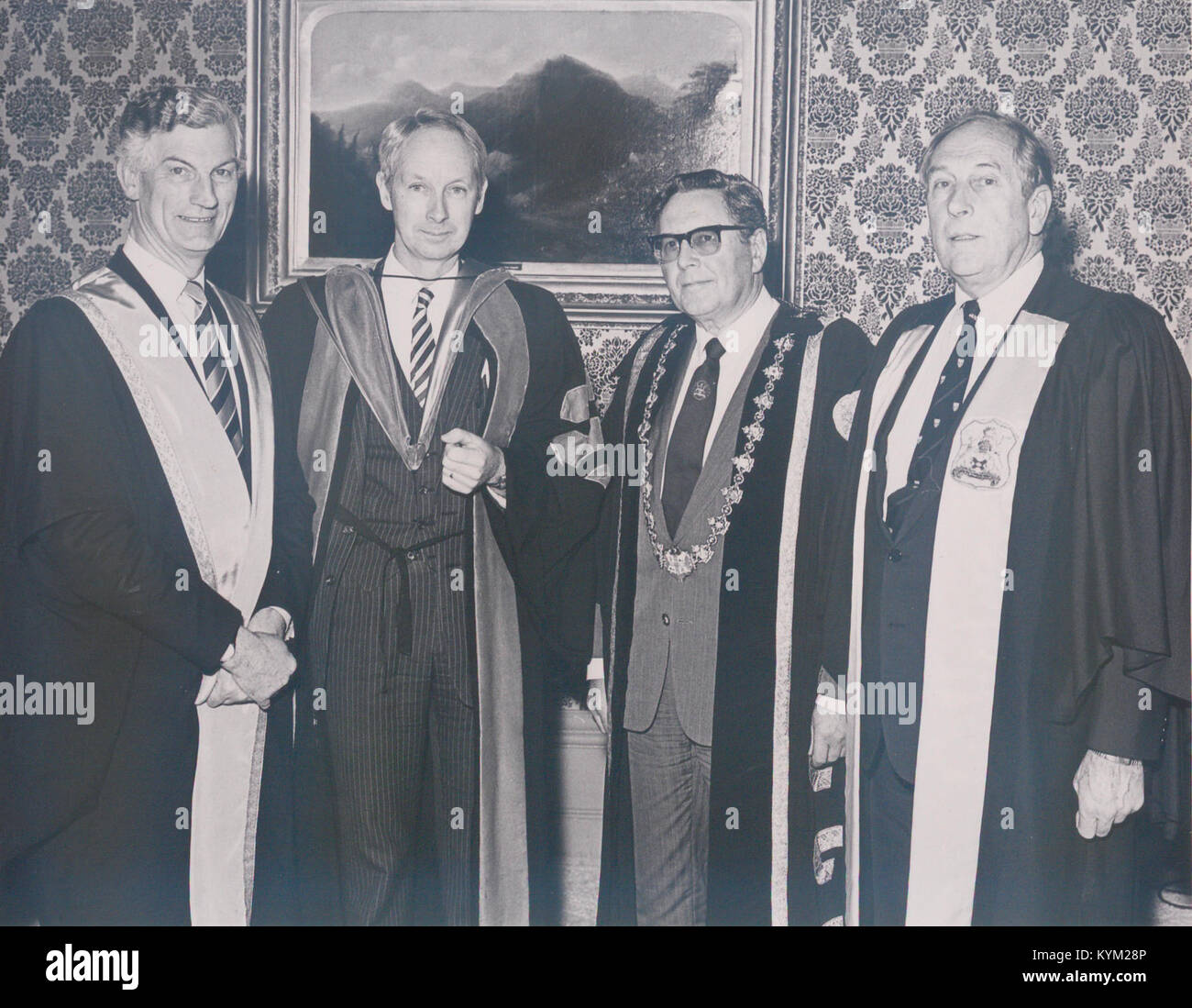 Fotografia di Robert Adams al Royal College of Surgeons in Irlanda, scattata come parte dei suoi contributi al campo medico. Foto Stock