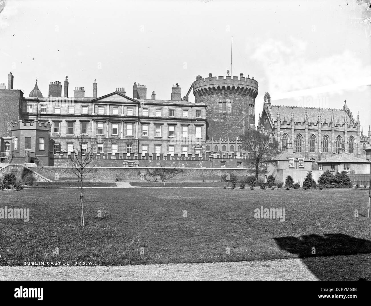 Il Castello di Dublino e gli appartamenti di stato da prato 37578340172 o Foto Stock