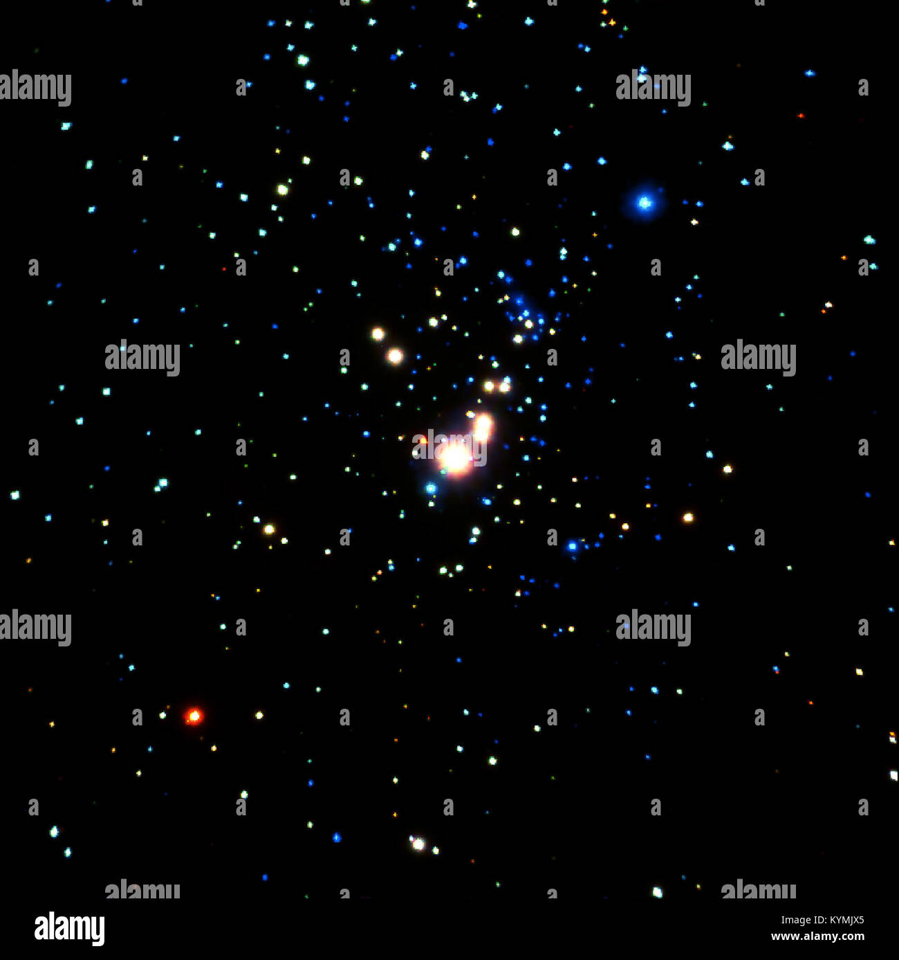 Nebulosa di Orione protezione planetaria--X-ray Super Flares aiutare la formazione di 2940659521 solare o Foto Stock