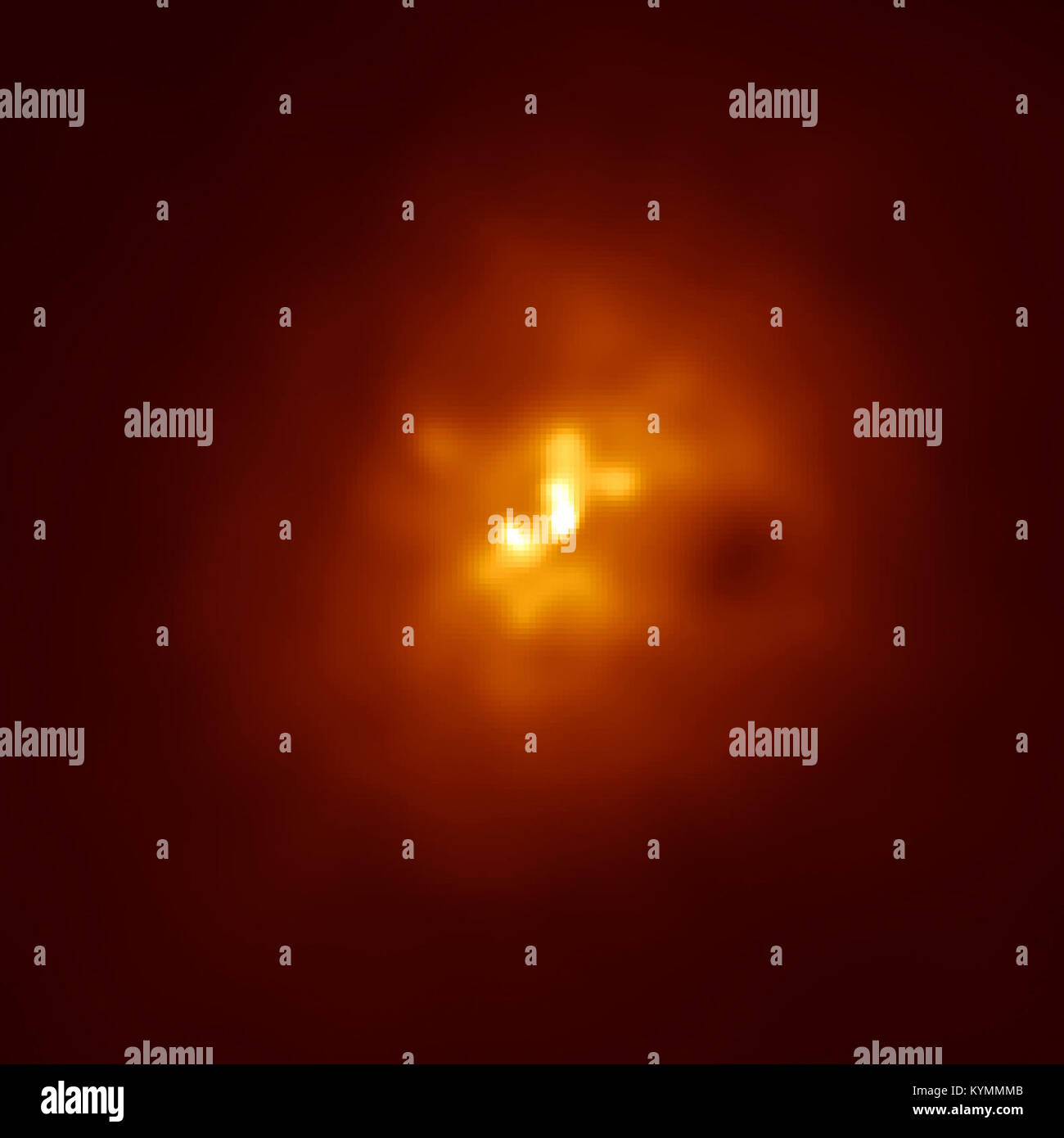 Un cluster di galassie circa un miliardo di anni luce da 2941479242 o Foto Stock
