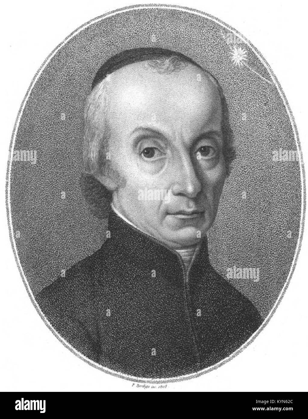Giuseppe Piazzi, matematico e astronomo Foto Stock