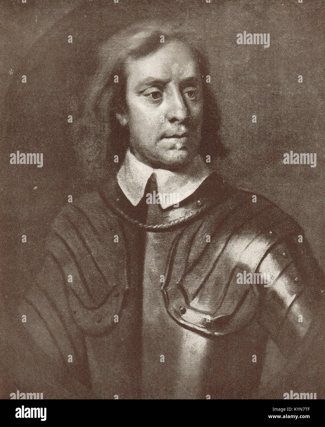 Oliver Cromwell, 1599-1658 Foto Stock