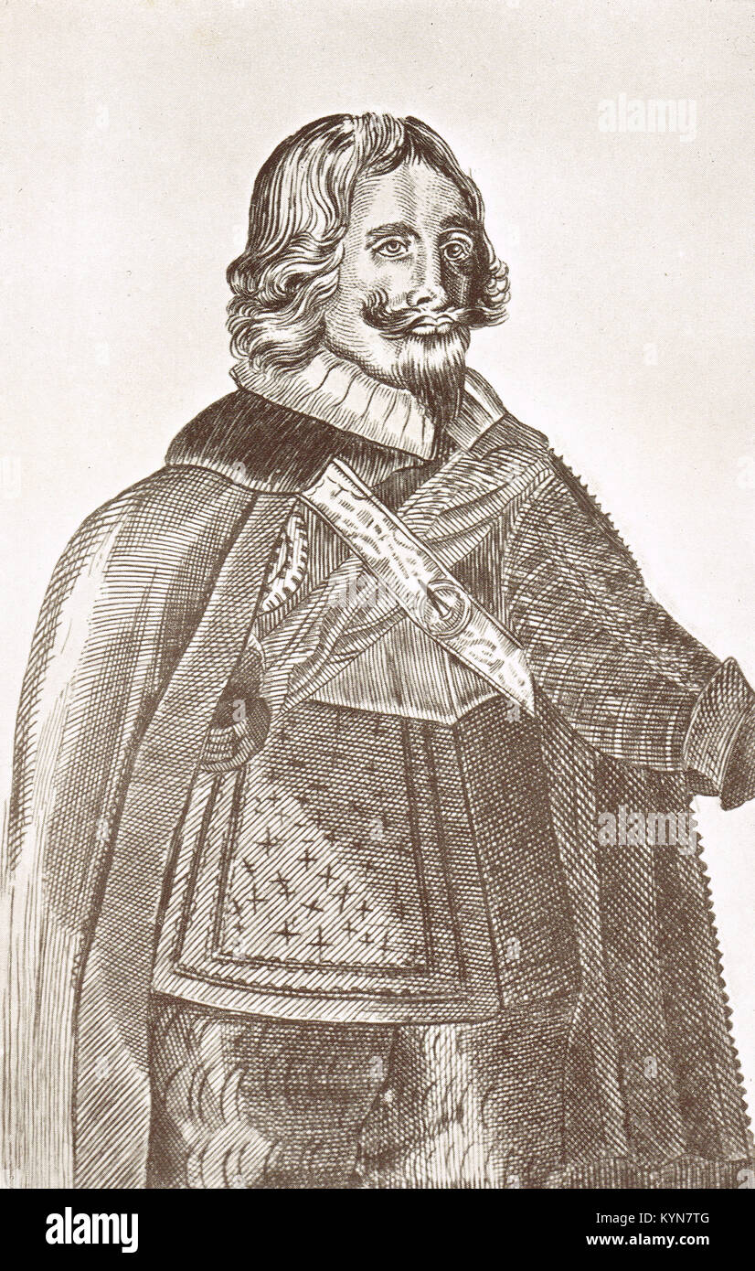 Sir Felim O'Neill di Kinard, chiamato anche MacShane Phelim O'Neill, nobile irlandese, ha portato la ribellione irlandese del 1641 in Ulster Foto Stock