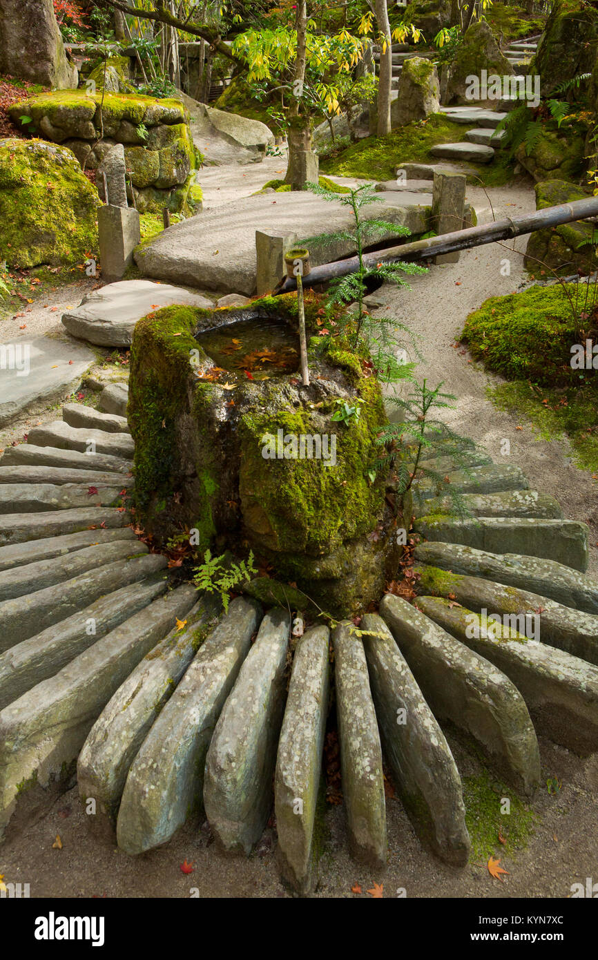 Una immagine dal Hosen-in giardino in Ohara, Giappone Foto Stock
