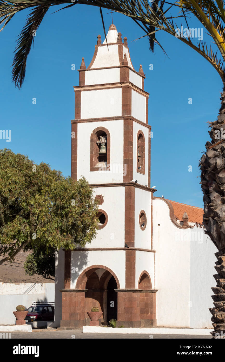 La chiesa di San Domenico (Chiesa parrocchiale di Santo Domingo de Guzman) Tetir Puerto del Rosario Fuerteventura Isole Canarie Spagna Foto Stock