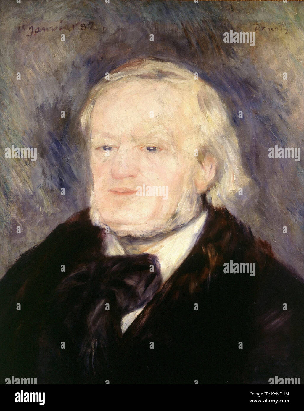 Pierre-Auguste Renoir - Ritratto di Richard Wagner Parigi, Musée d'Orsay Foto Stock