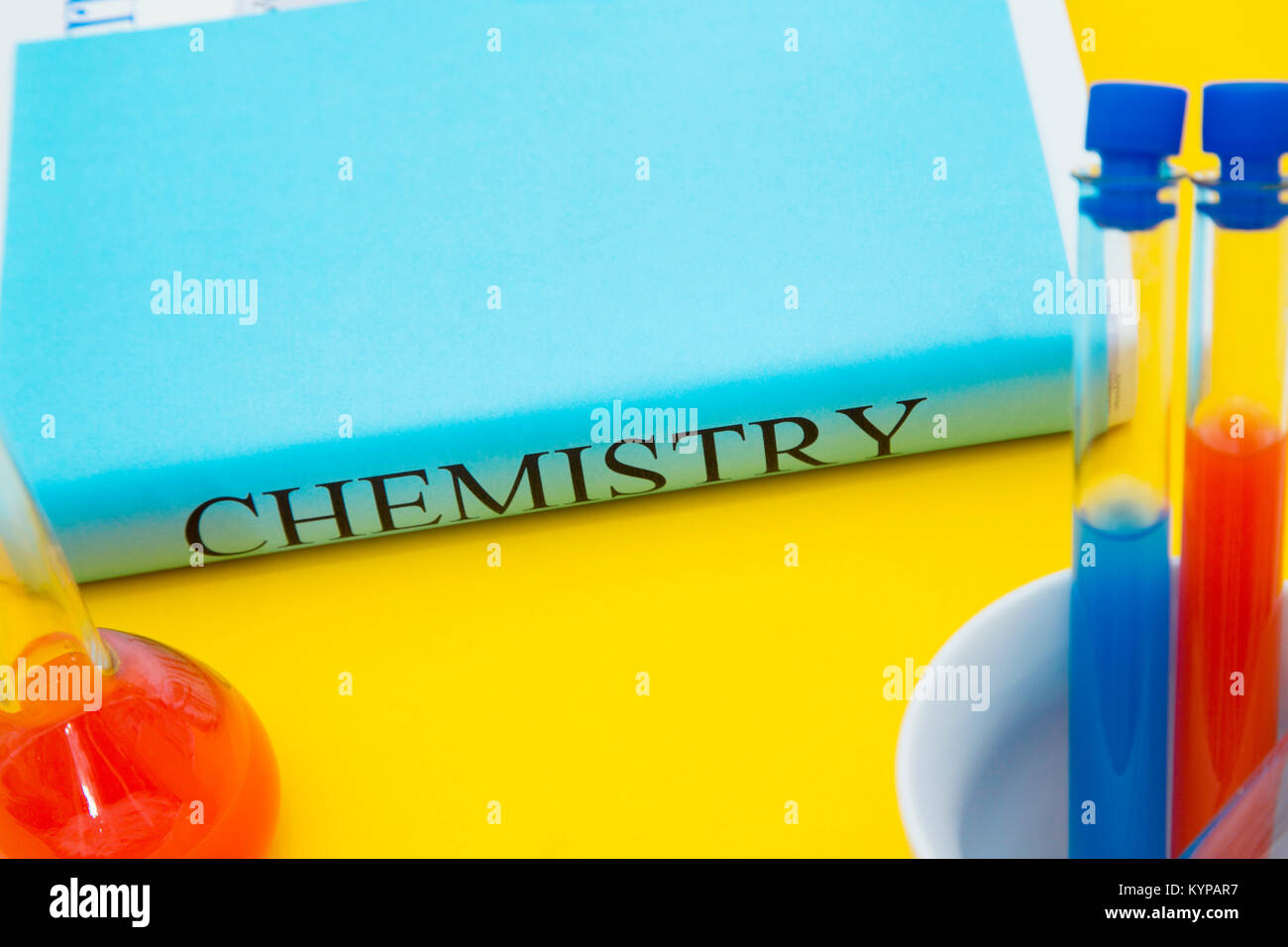 Il concetto di istruzione: chimica Foto Stock