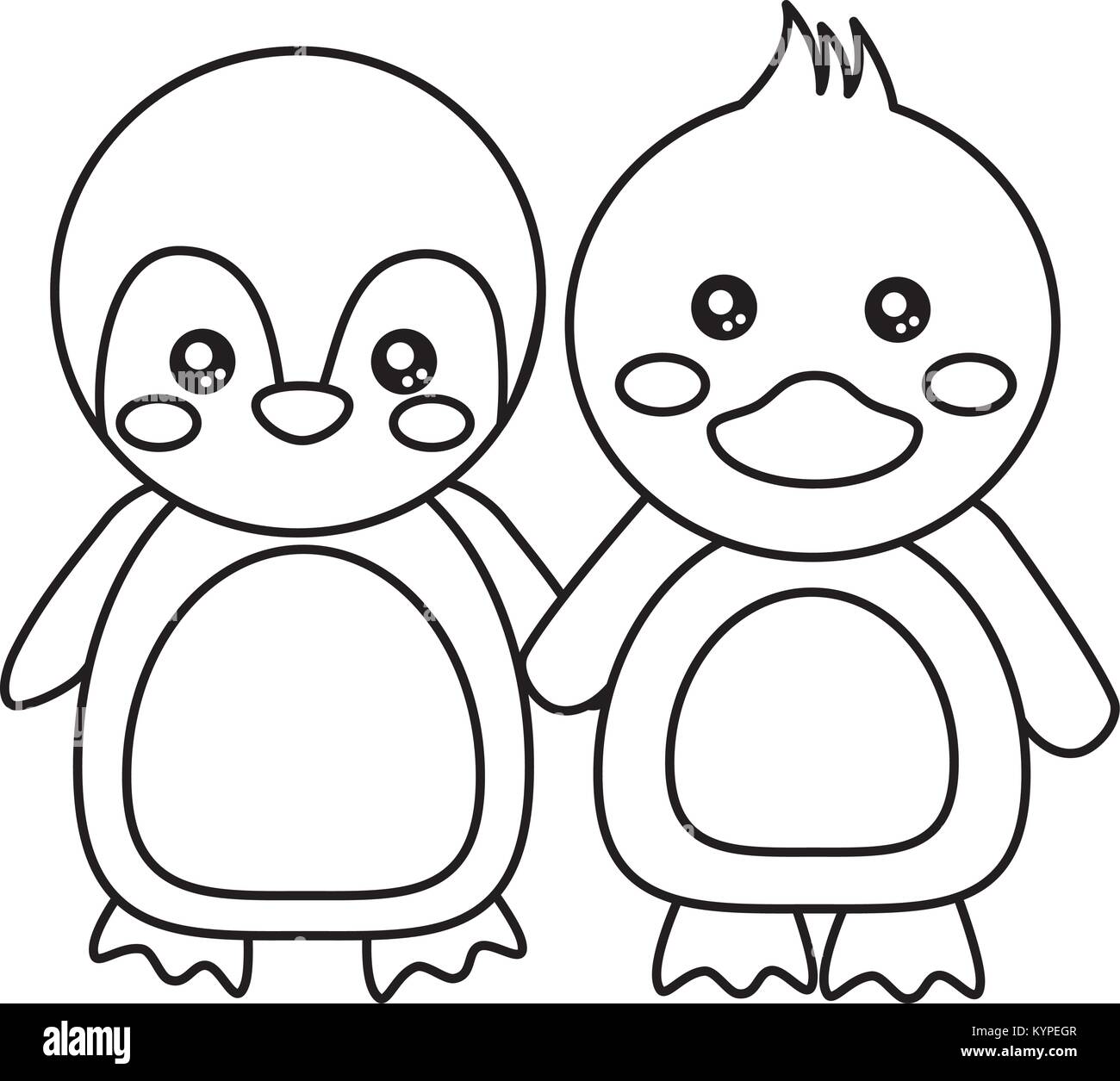 Simpatici animali immagine dell'icona Illustrazione Vettoriale