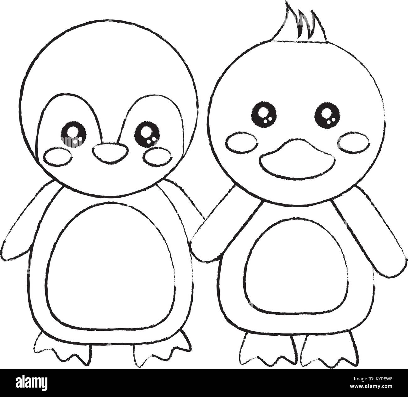 Simpatici animali immagine dell'icona Illustrazione Vettoriale