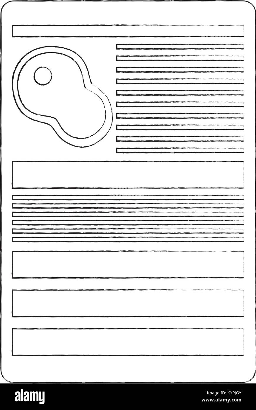 Bistecca di filetto di fatti di nutrizione il modello di etichetta Illustrazione Vettoriale