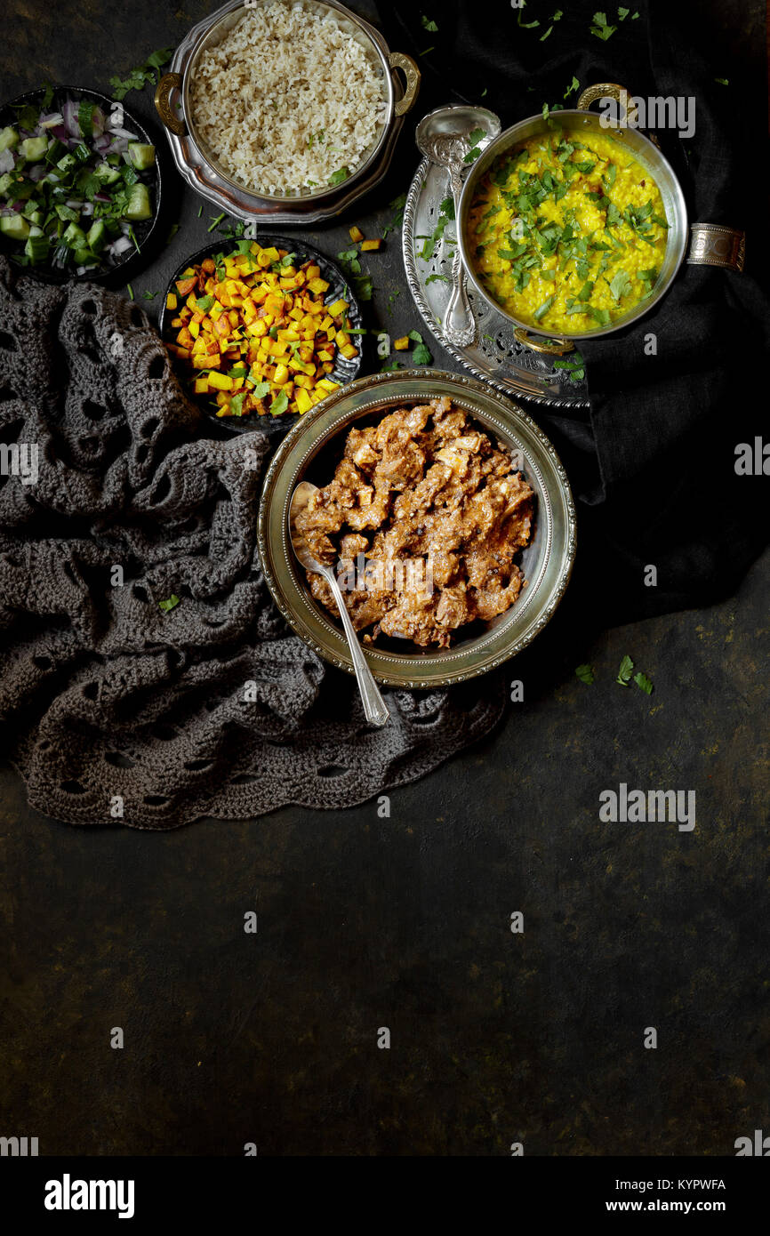 Indiano Curry di carne Foto Stock