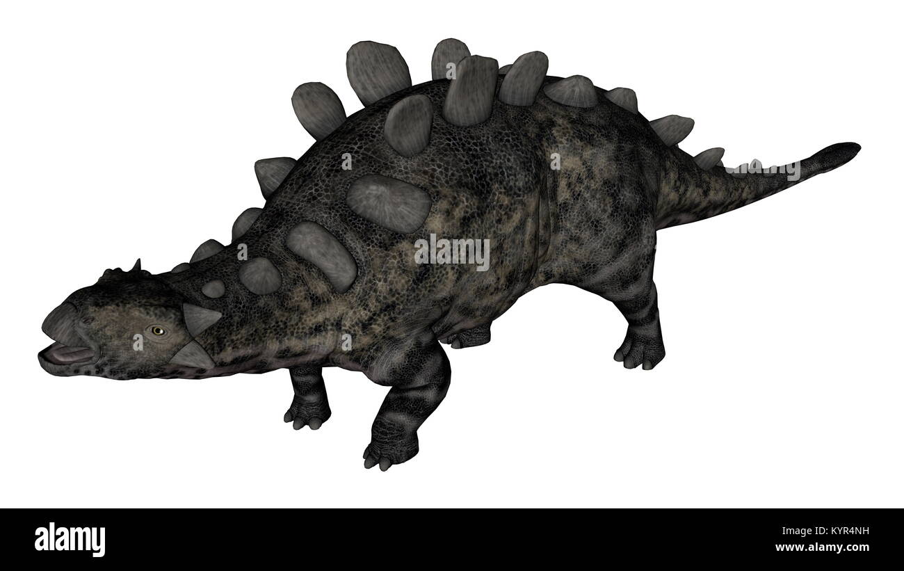Dinosauro Chrichtonsaurus standing isolato in sfondo bianco - 3D render Foto Stock