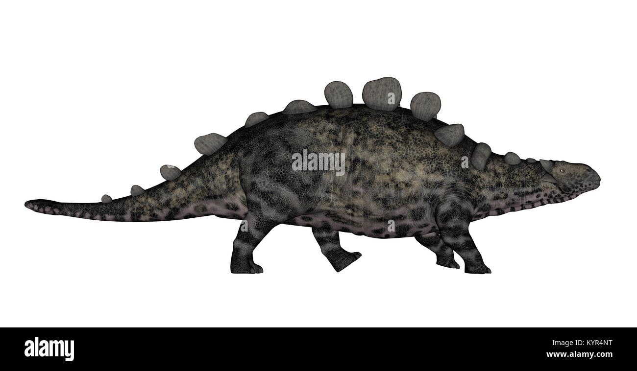 Chrichtonsaurus dinosauro a piedi isolato in sfondo bianco - 3D render Foto Stock