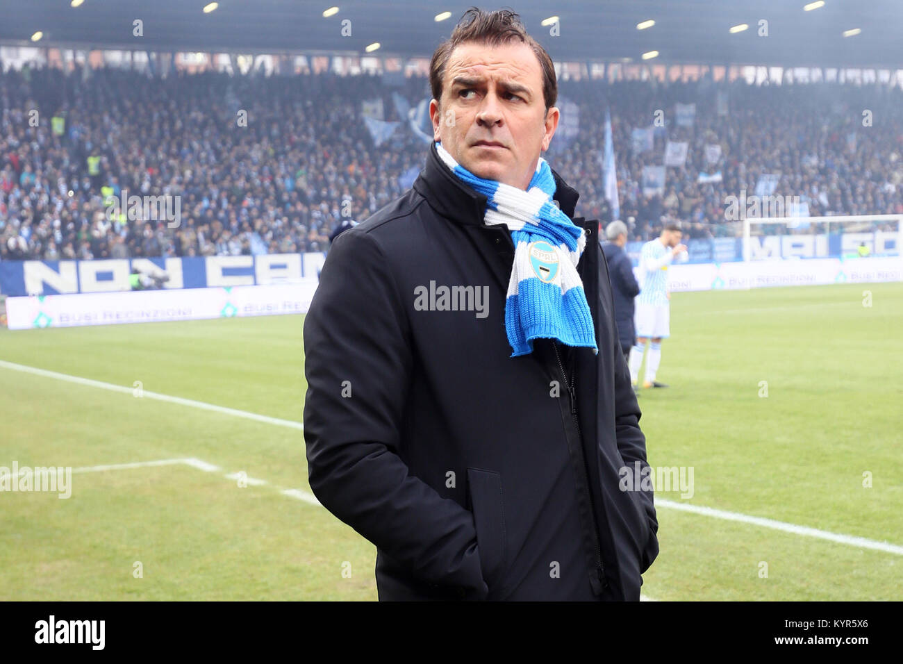 LEONARDO SEMPLICI (ALLENATORE SPAL) Ferrara 06-01-2018 Stadio Paolo Mazza calcio di Serie A 2017/2018 Spal - Lazio Foto Filippo Rubin/Insidefoto Foto Stock