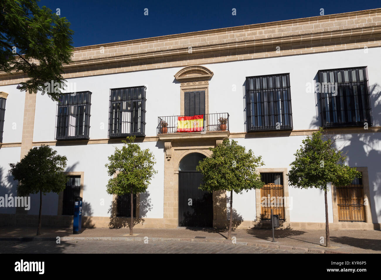 Calle Manuel María González, Jerez de la Frontera, Spagna Foto Stock