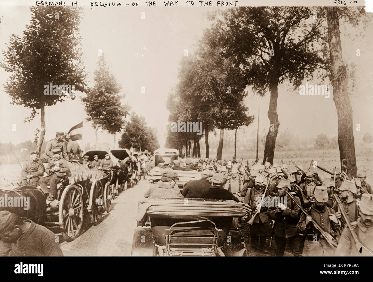 La prima guerra mondiale Foto Stock