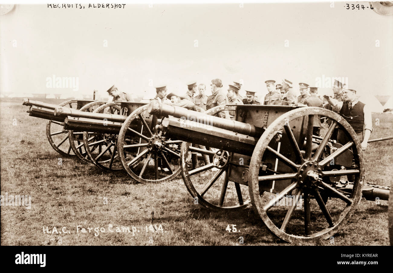 La prima guerra mondiale Foto Stock