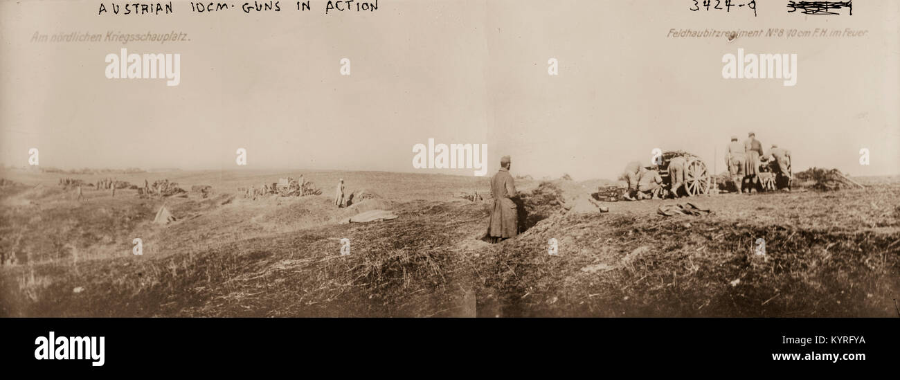 La prima guerra mondiale Foto Stock