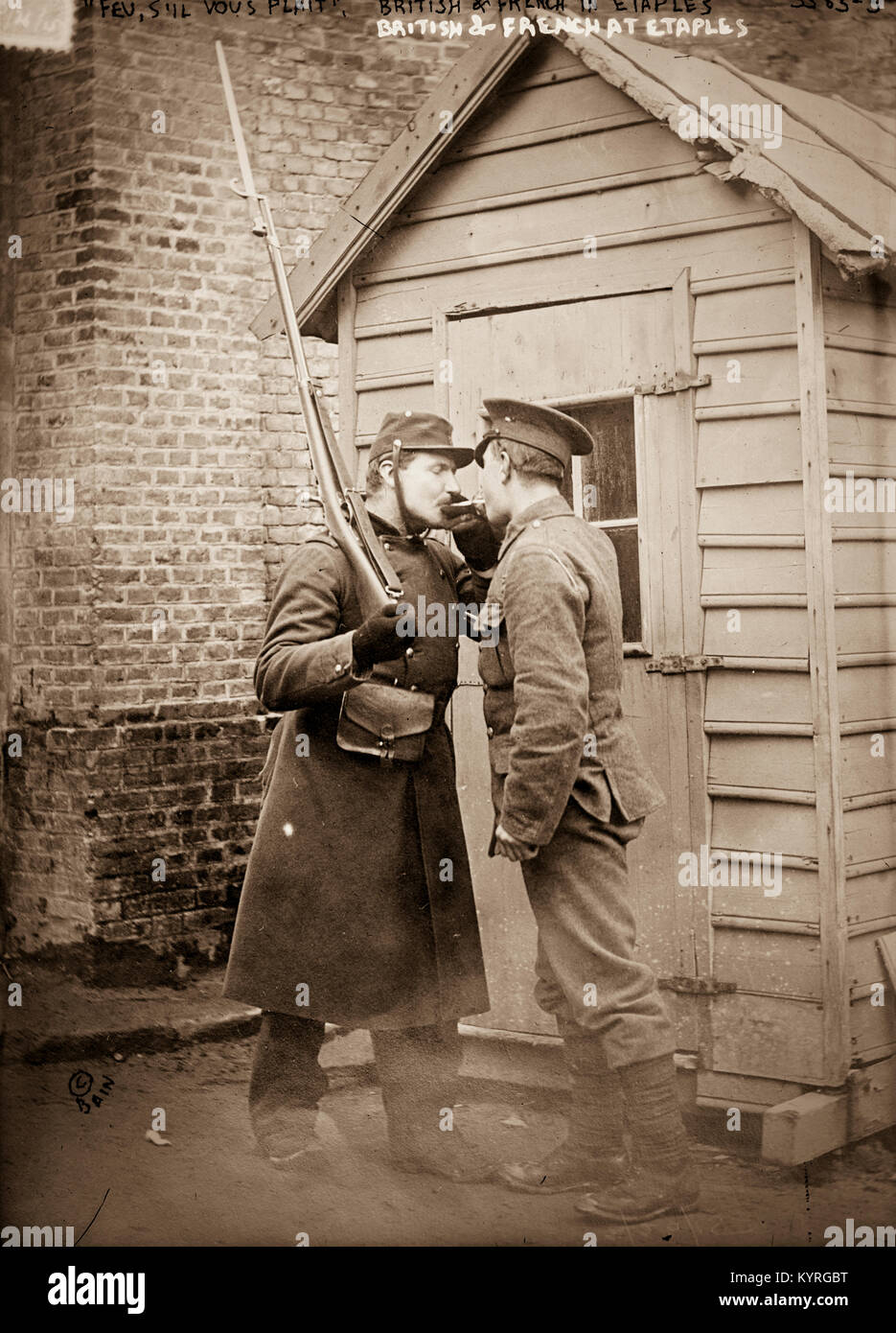 La prima guerra mondiale Foto Stock
