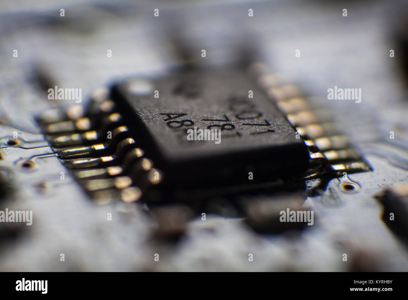 Computer, Smartphone, processore CPU Foto Stock